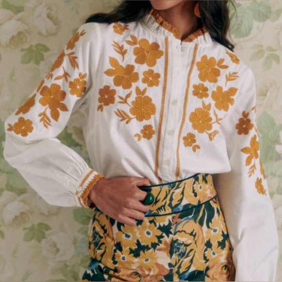 Sezane Sidonia top - Picture 1 of 8